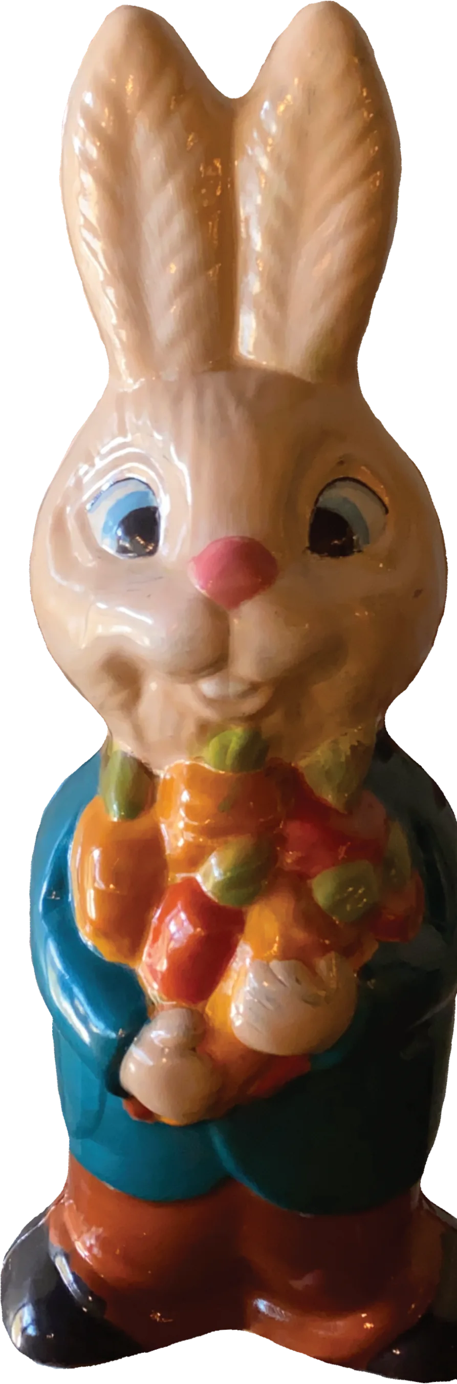 Lapin géant peint à la main